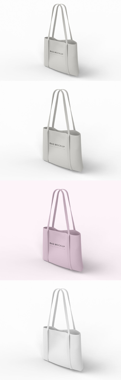 高端极简购物袋样机(PSD)