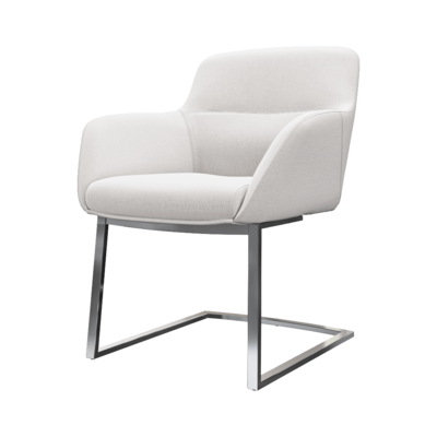 Darwin Sled米色软垫扶手椅3D模型（OBJ,FBX,MAX）