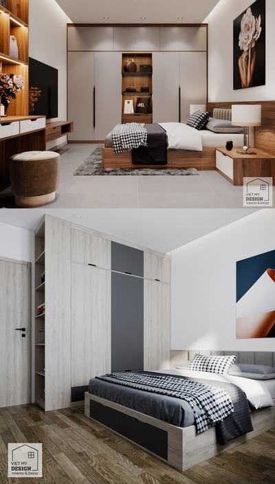 卧室设计卧室家具和装饰组合3D模型（MAX）