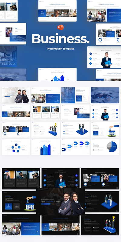 时尚高端专业的高品质powerpoint幻灯片演示模板（pptx）