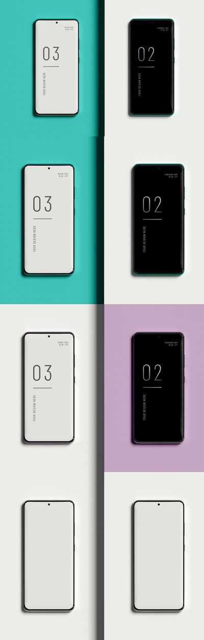 智能手机产品样机(PSD)