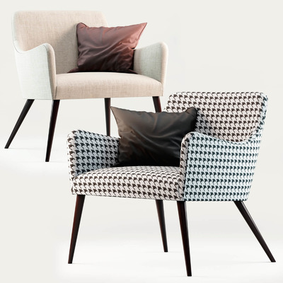 Comax Australia Roxy扶手沙发椅3D模型（OBJ,MAX）