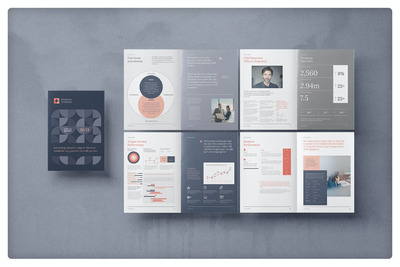 高端时尚专业的高品质商业商务年度报告宣传册画册房地产楼书设计模板