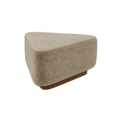 Plump三角形杏色沙发凳3D模型（OBJ,FBX,MAX）