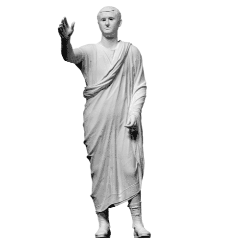 Aule Meteli (Arringatore)石膏雕像3D模型下载（OBJ）