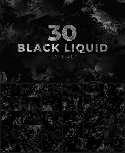 黑色流体背景 (JPG)