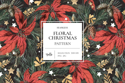 美丽奢华的花卉设计图案 (JPG,PNG)