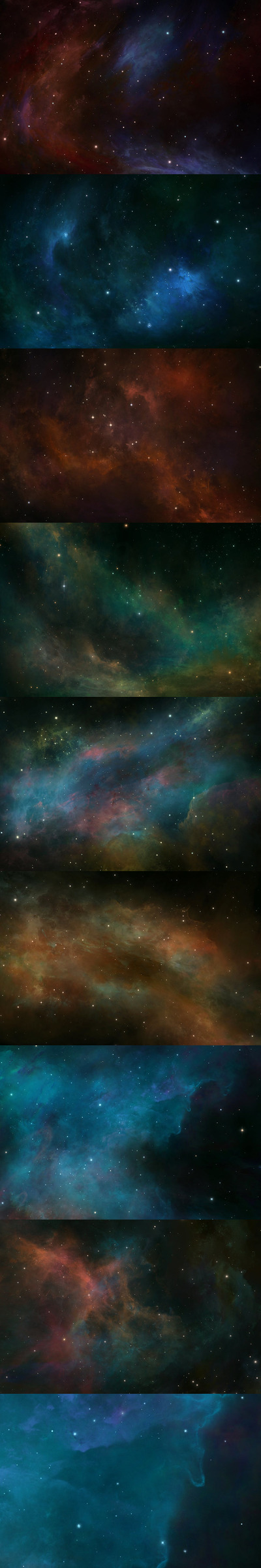 太空星云背景 (JPG)