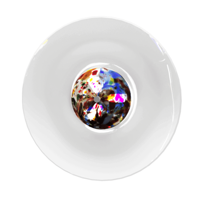 Moon白色玻璃壁灯3D模型（OBJ,FBX,MAX）