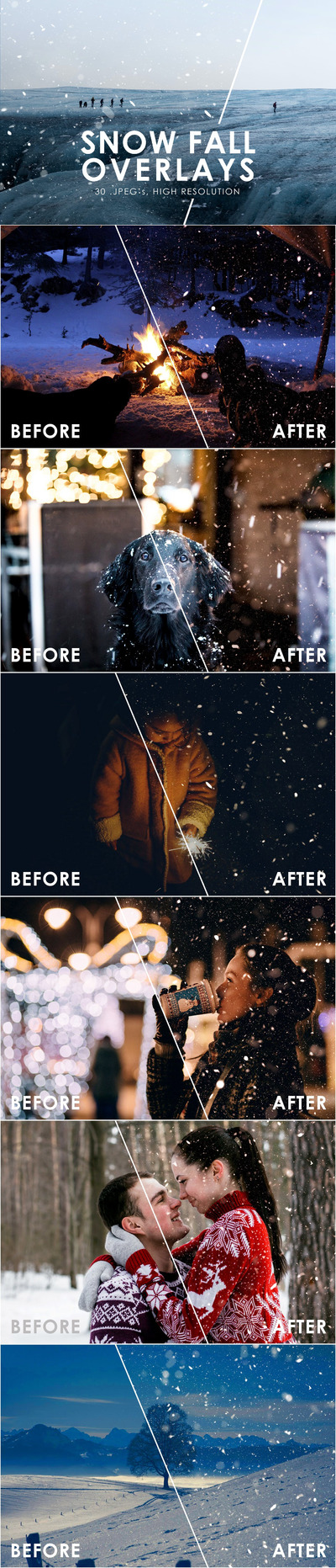 高品质的冬季冬天下雪雪花背景底纹纹理集合