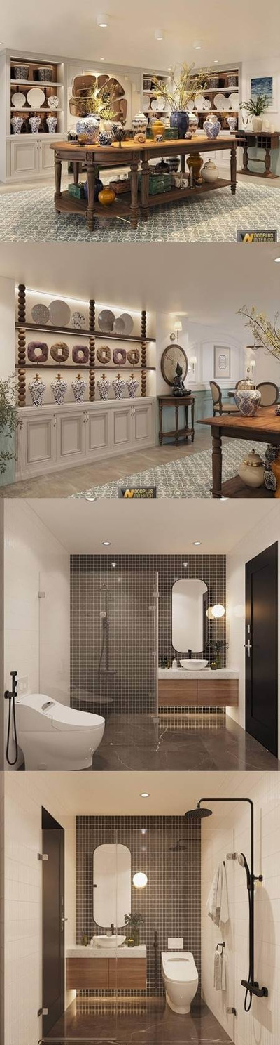 陶瓷店室内设计陶瓷店内部场景3D模型（MAX）