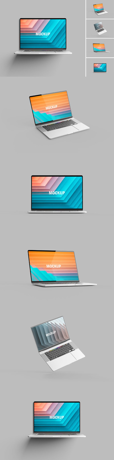 高品质的MacBook Pro UI样机展示模型mockups