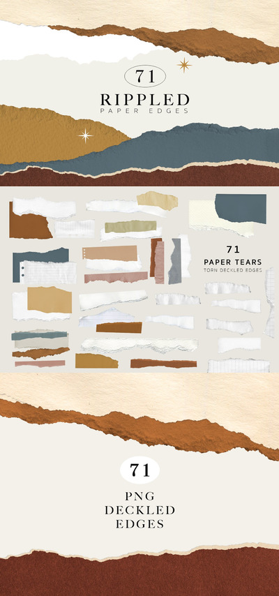 71张高品质的逼真质感纸张背景底纹纹理集合