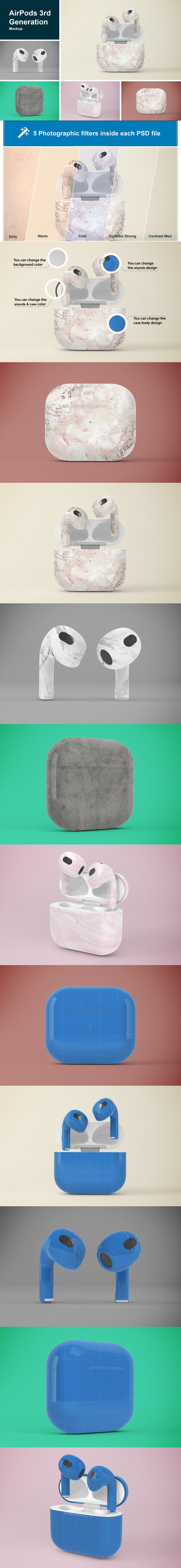 第三代AirPods耳机样机(PSD)