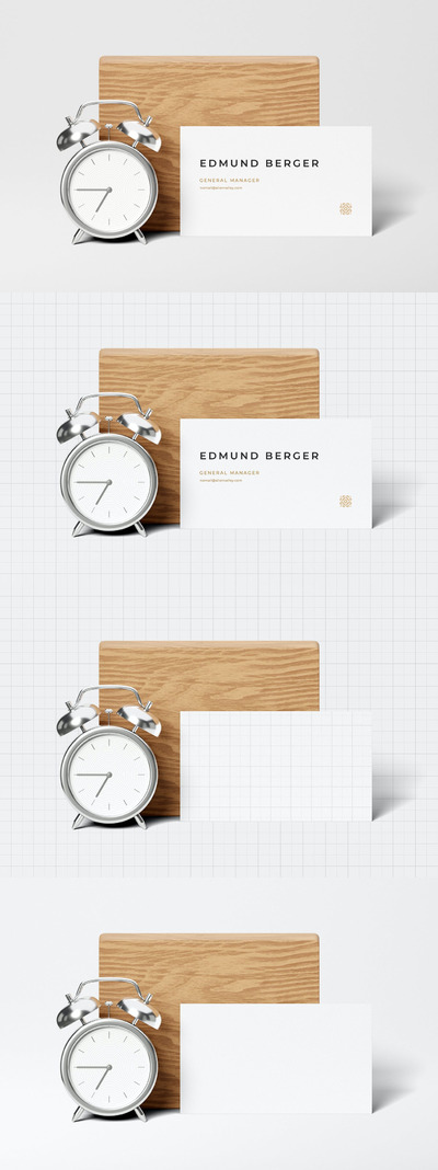 极简商务名片样机(PSD)