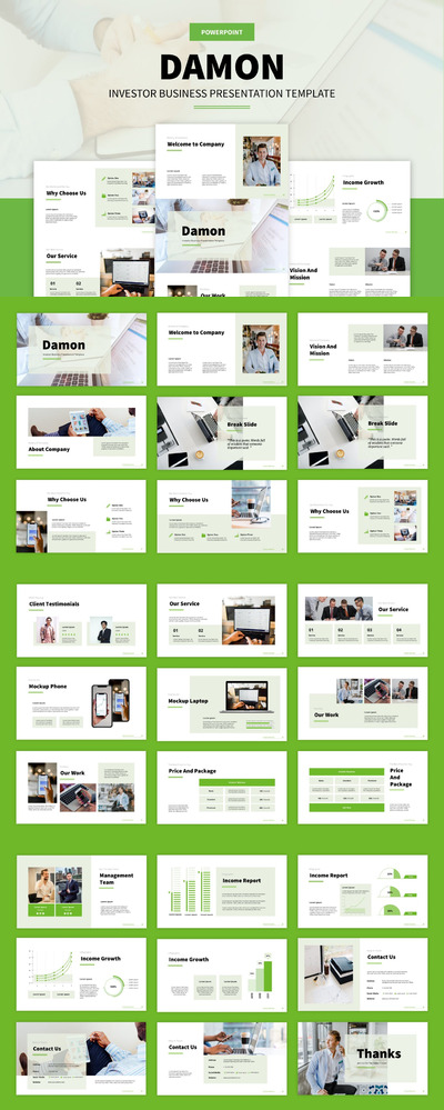 高品质的时尚高端清新简约多用途的商业商务powerpoint幻灯片演示模板（pptx）