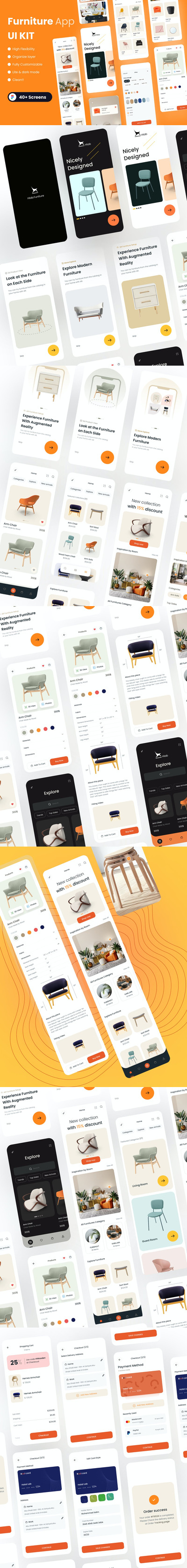家具店App UI Kit (FIG)