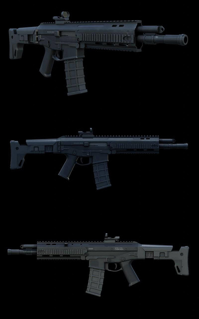 ACR步枪3D模型（OBJ,FBX,MAX）