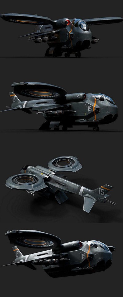 直升机运输车3D模型（OBJ,FBX,MAX）