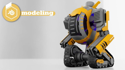 Blender履带战斗机器人建绑定教程+工程文件免费下载（ blend）