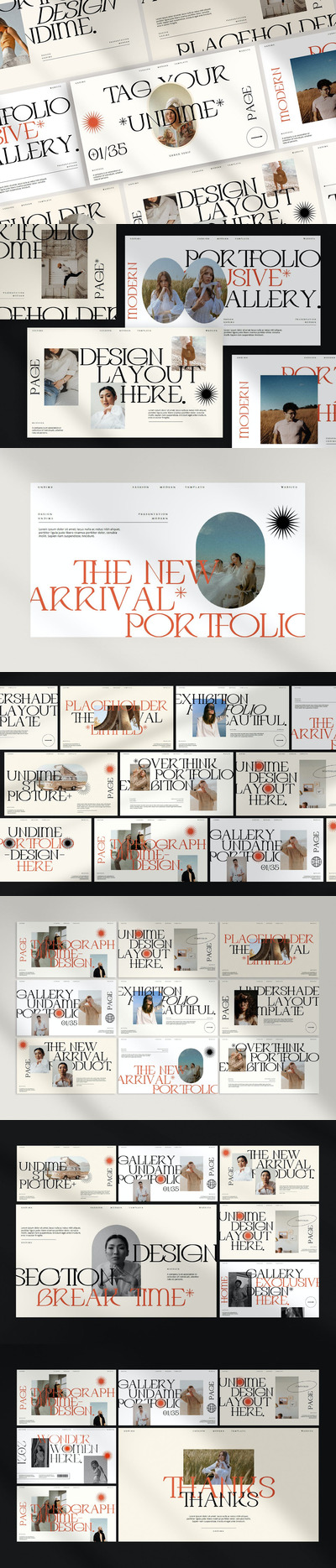 Undime - 抽象时尚的PPT演示模板(PPT,PPTX)