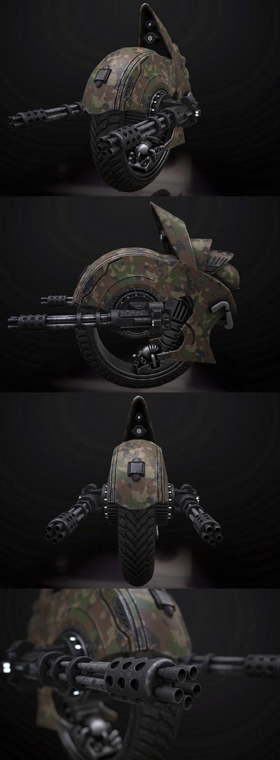 军用无人机3D模型（OBJ,FBX,MAX）