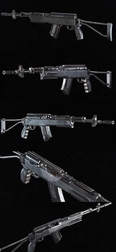 SKS步枪3D模型（OBJ,FBX,MAX）