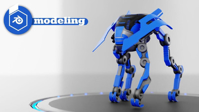 Blender3.0制作的战斗机器人工程文件下载（blend，骨骼绑定）