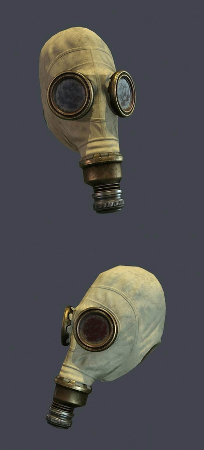 防毒面罩3D模型（OBJ,FBX,MAX）