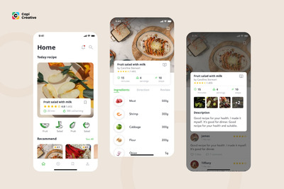 主页详情概念设计UI (FIG,SKETCH,XD)