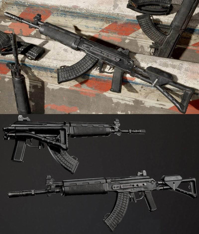 Sako Rk95tp 2突击步枪3D模型（OBJ,FBX,MAX）