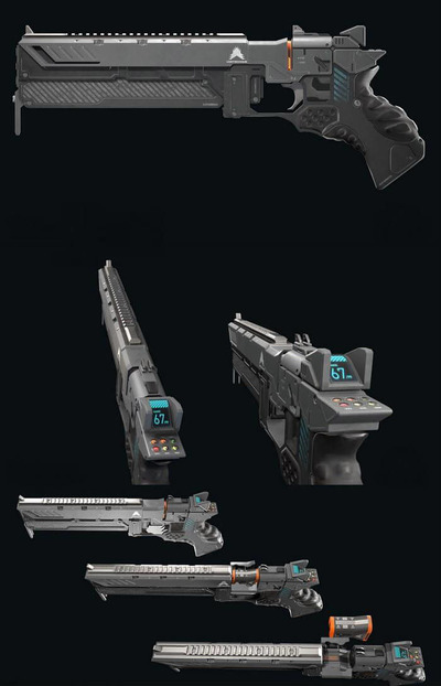 Proton Eraser手炮3D模型（OBJ,FBX,MAX）