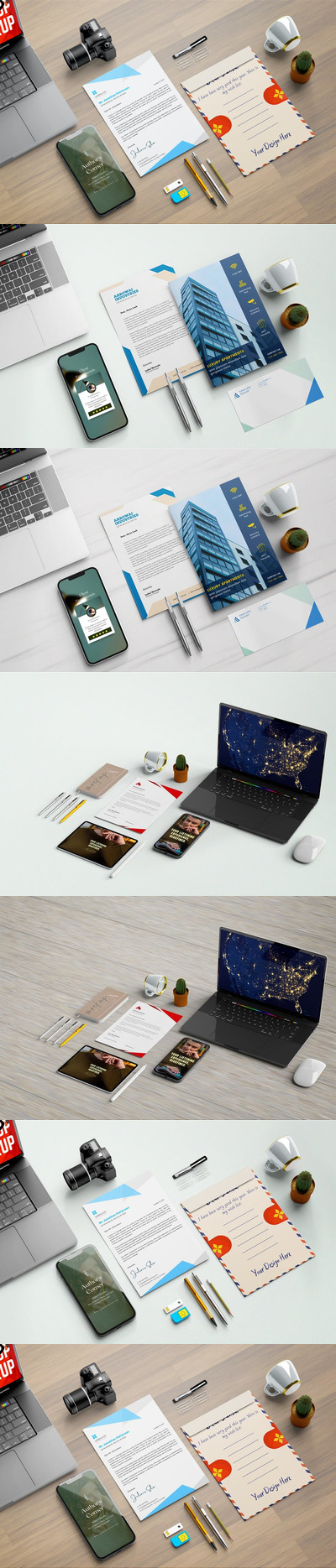 品牌设计文具物料场景样机（PSD）