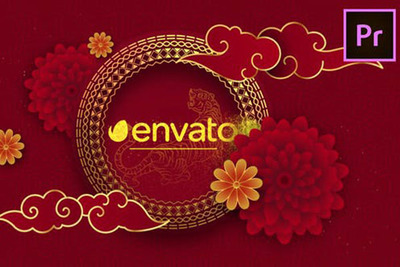 2022年农历新年视频PR模板[mogrt]