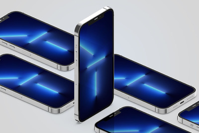 iPhone 13 Pro Max 手机样机 (PSD)