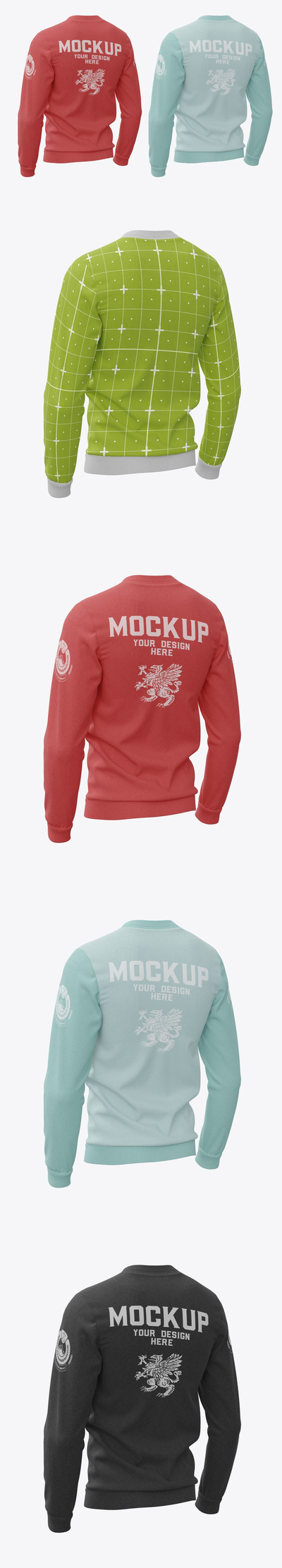 运动衫连帽衫模型服饰样机 (PSD)