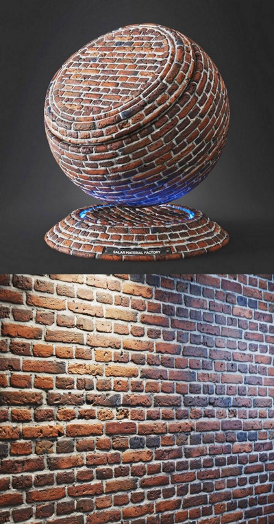 优质真实的仿古红砖材质下载（JPG）