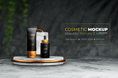 包装模型设计-奢华风格样机 (PSD,JPG)