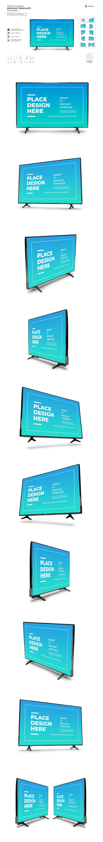 智能电视显示样机下载 (PSD)