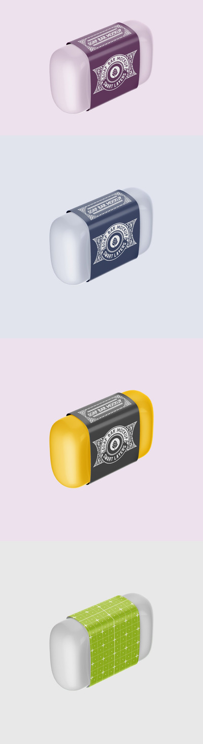 肥皂包装产品样机 (PSD)