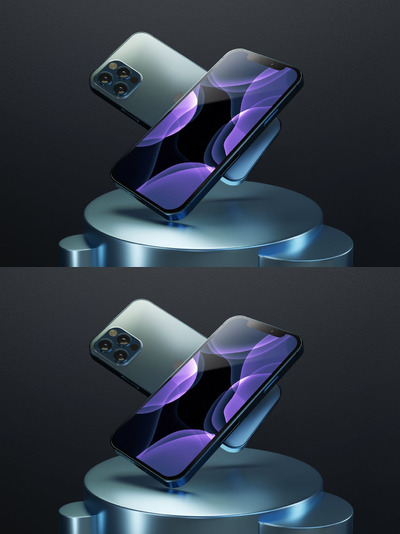 新款iPhone 13手机产品样机 (PSD)