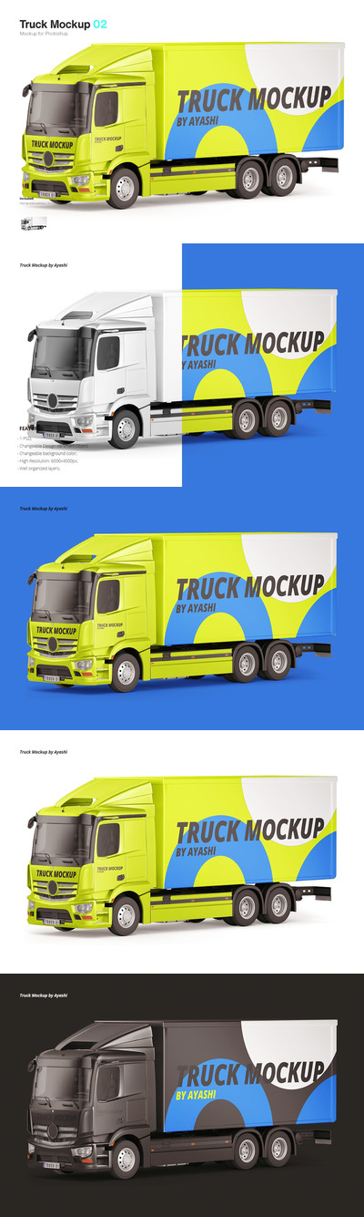 高端的货车样机02 (PSD)