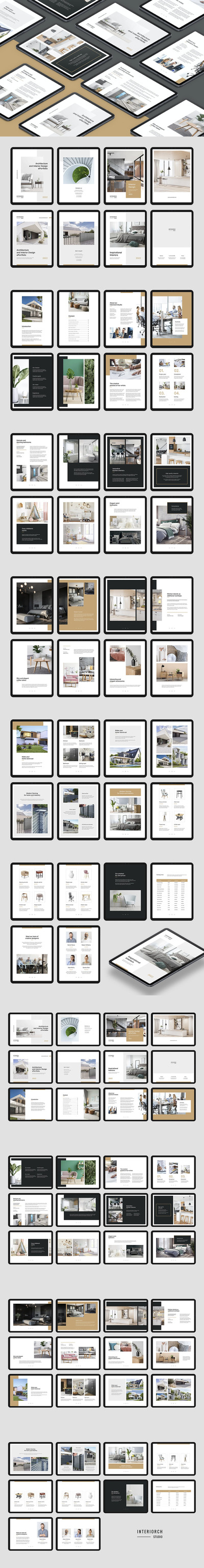 时尚高端简约清新专业的房地产建筑室内设计电子书品牌手册画册宣传册杂志房地产楼书设计模板