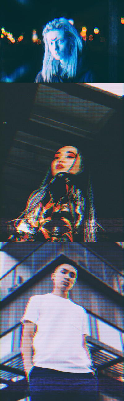 照片特效转换样机PSD,PDF)