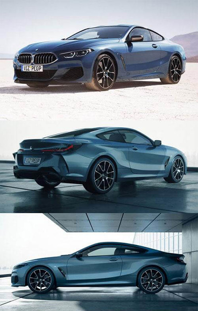 BMW 8系2019款汽车3D模型（OBJ,FBX,MAX）