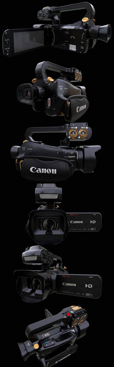 佳能XA30摄像机3D模型（OBJ,FBX,MAX）