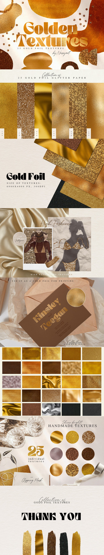 高品质的时尚高端奢华土豪金金色背景底纹纹理集合