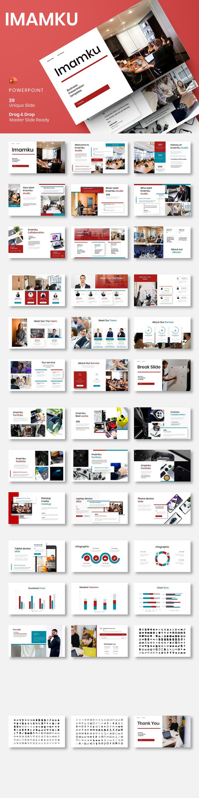 时尚高端专业的高品质powerpoint幻灯片演示模板（pptx）