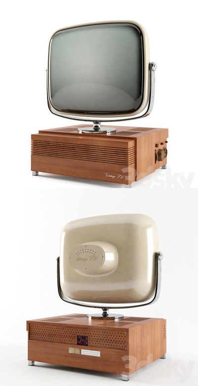 复古电视3D模型（FBX,MAX）
