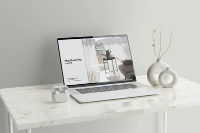 高品质的MacBook Pro UI样机展示模型mockups